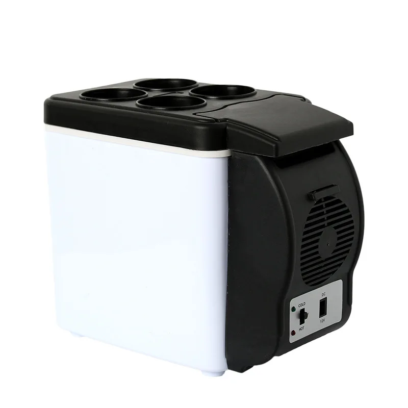 Portable 6L Car Refrigerator Mini Fridge Cold And Warm Box Mini Fresh-Keeping Incubator 12V High-Capacity Low Energy Consumption