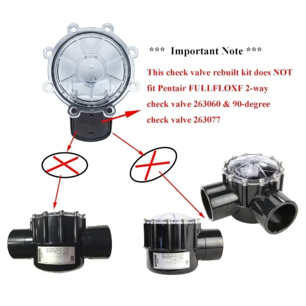 

1 комплект обратного клапана и обратного клапана 15x10x10 см для обратных клапанов CPVC 5,1 см 263042 и 263042Z Комплект для переоборудования обратных клапанов CPVC