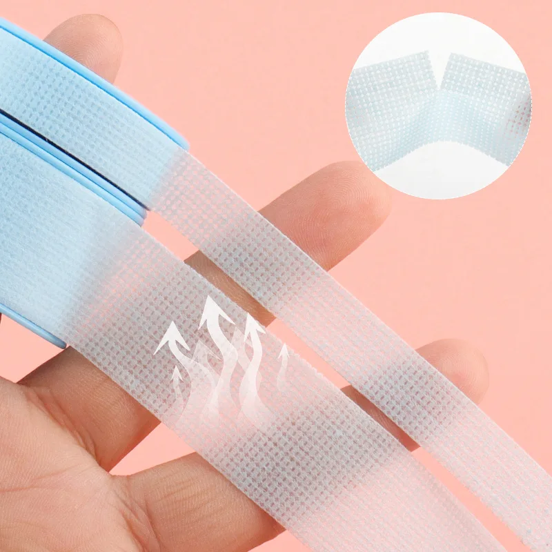 10 pçs colorido não-tecido fita de chicote micropore pele sensível fita de chicote sob almofada de olho remoção livre de dor fita respirável