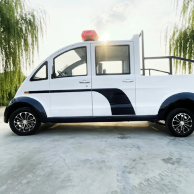 Chinese Manufacturer CE Certified 5/8 Seater Electric Hunting Van Patrol Buggy With A Cargo Bed Free Custom Body Color
