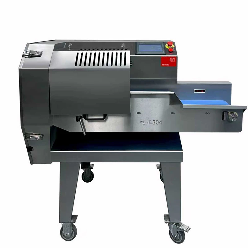 Meiying MQC200 Electric Multi-Function Vegetable Cutter 20cm Wide Conveyor Belt Slicing Dicing Motor Core Eco-Friendly Vegetable