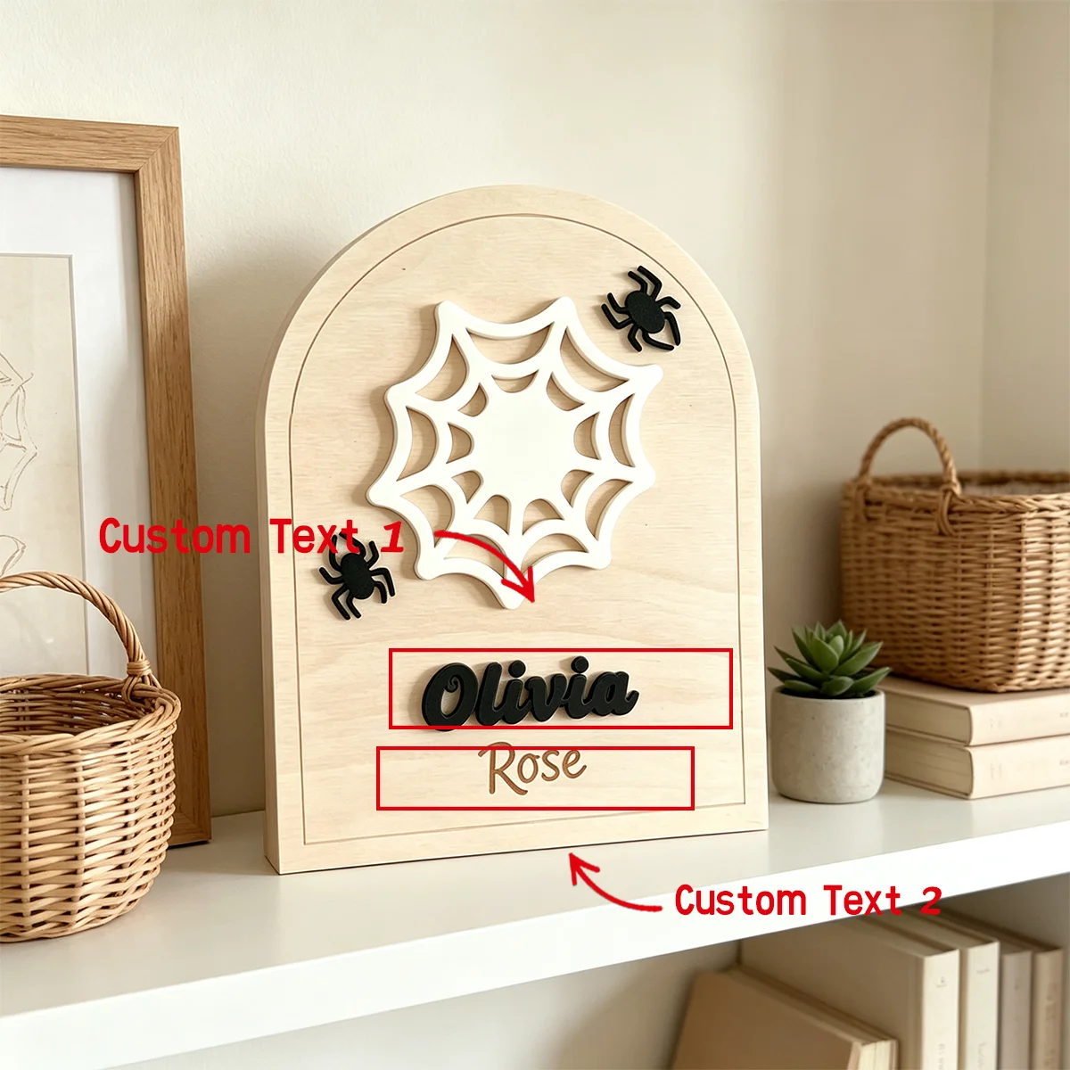1 Stuk Gepersonaliseerd Hallow - Baby Nursery Web Spider recensie en prijs