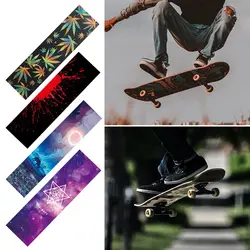 Scooter elettrico Skate Board Deck Sticker Double Rocker Skateboard carta vetrata autoadesiva adesivi impermeabili
