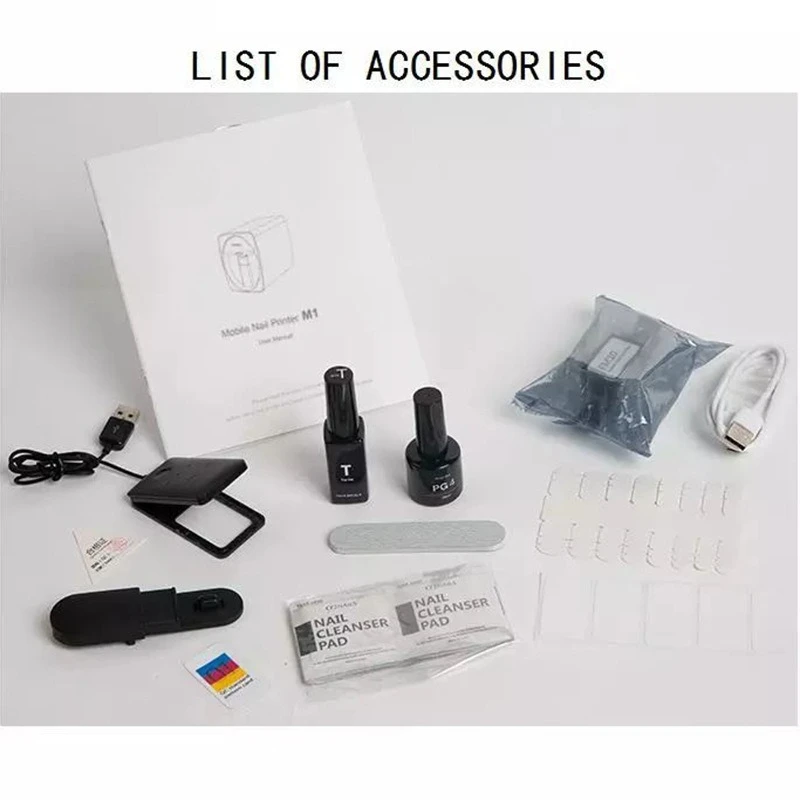 UV Nail Printer 3D Digital Nail Art Printing Machine Press On Nails Printer DIY Nail Stamper