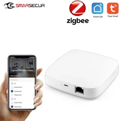 Tuya wifi zigbee wired gateway hub dispositivo de casa inteligente suporte adicionar hub controle app