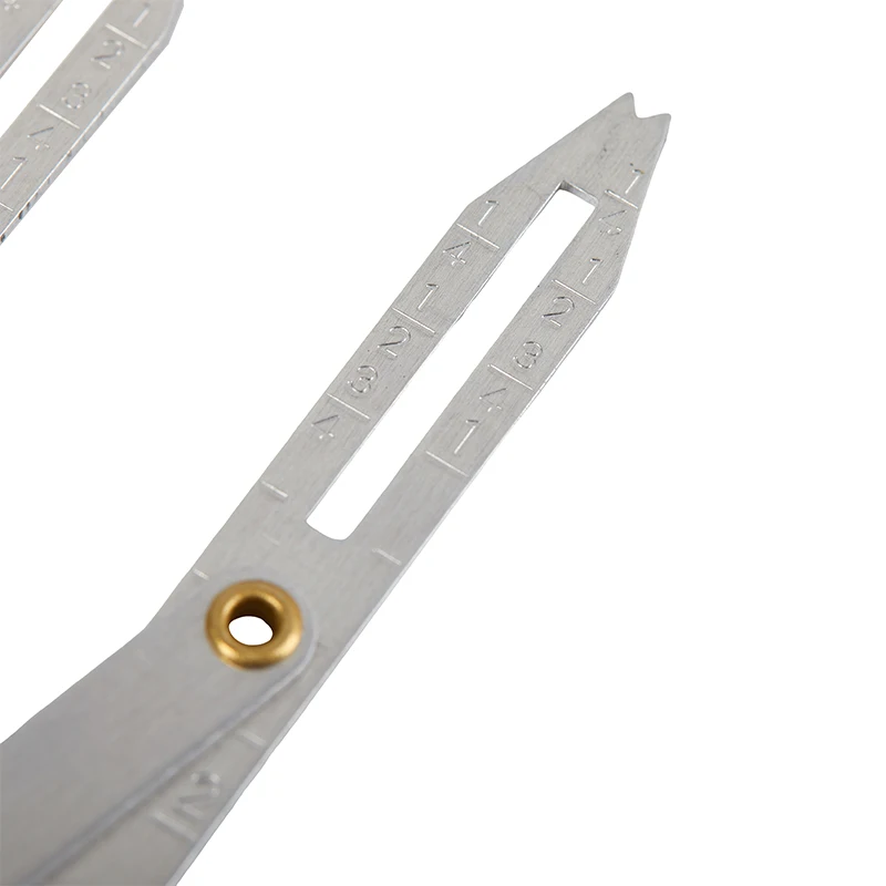 New Buttonhole Spacer Expanding Crafting Guide Rule Sewing Gauge Equidistant Measuring Marking Tool for Grommet Button Holes
