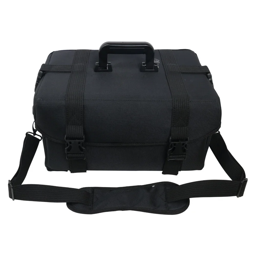 direct supplier Professional 2 in 1 Trolley Beauty Hair Salon Luggage Nylon Rolling Cosmetic Bag Travel Makeup Train Case