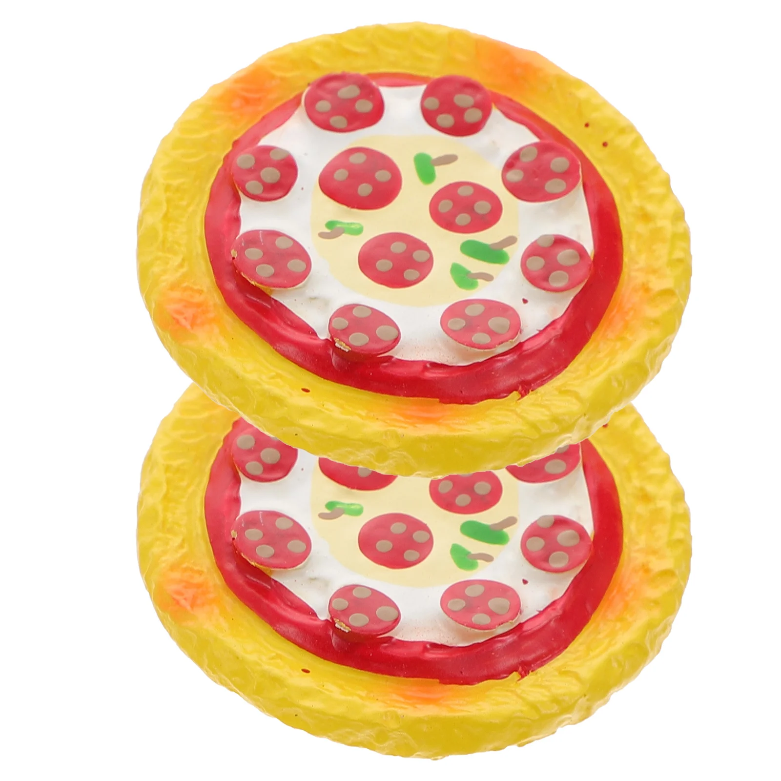 

2Pcs Pizza Shaped Fridge Magnet 3D Resin Refrigerator Magnets Creative Kitchen Fridge Decor Sticker Unique Magnetic Decoration