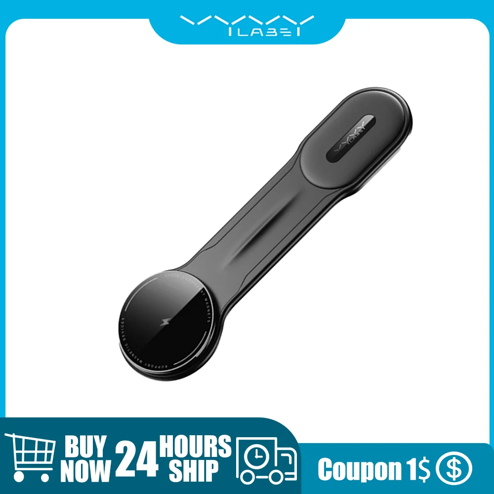 

Vyvlabs Magnetic Holder Car Phone Holder Foldable 15W Magnetic Wireless Car Charger Phone Bracket for iPhone 12 13 14 15 Pro Max