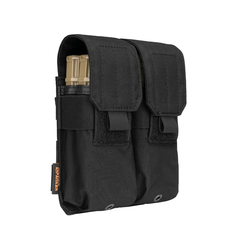 Tactical Molle M4 Magazine Pouch Double Airsoft AK AR M4 M16 Rifle Paintball Magazine Pouches Mulit-Tool Holder