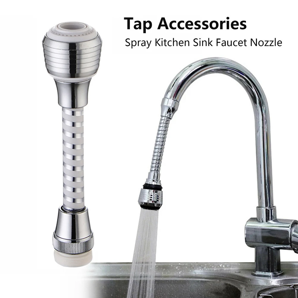 Bendable Extender Attachment for Sink Tap with For 360 Degree Rotation and Dual Water Outlet Modes for Efficient Cleaning