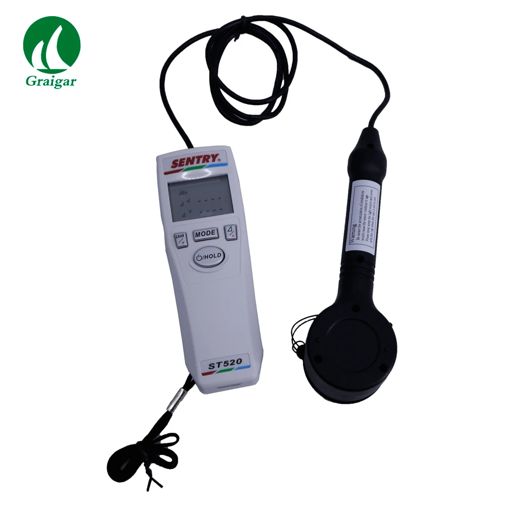 

ST520 High Accuracy Digital LUX Meter Illuminometer Chroma Light Meter Measuring Range 0~80,000 lx