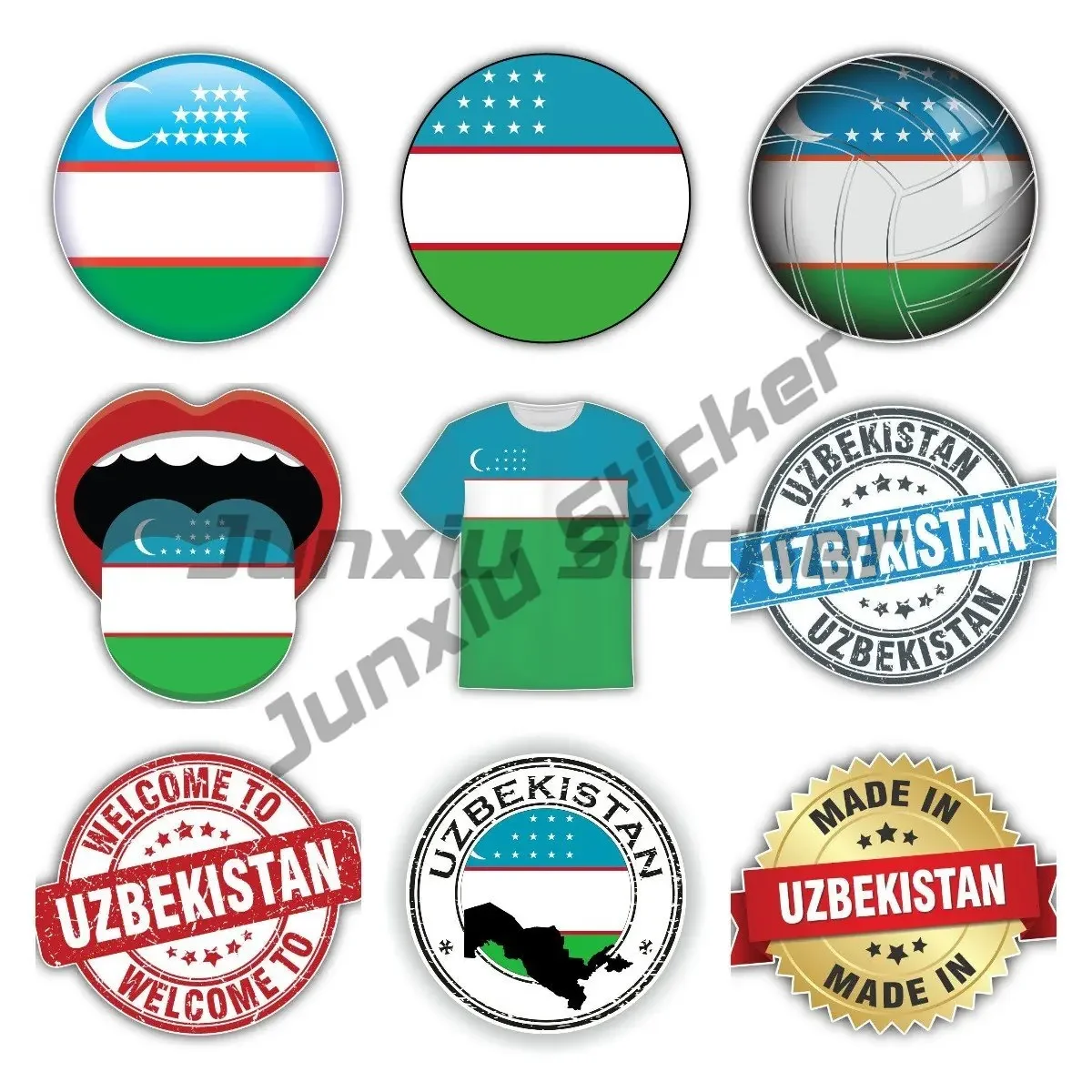 Uz Uzbekistan Flag … - image