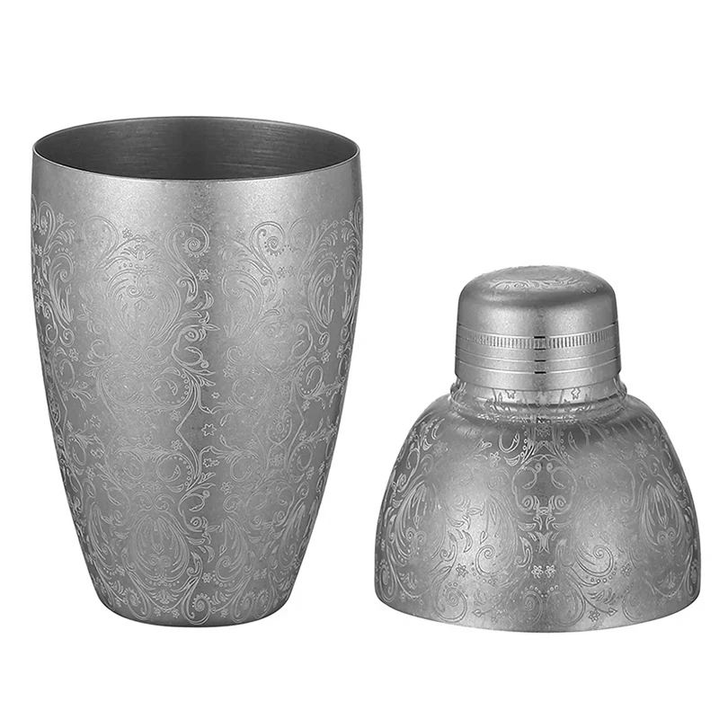 500ml Cocktail Shaker 3 Pieces Vintage Bar Shaker Bar Tools