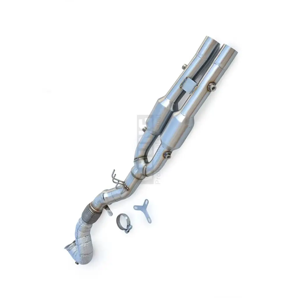 High Quality Exhaust Downpipe for Audi RS3 2.5T 2015-2023 Stainless steel Exhaust Performance Exhaust Header with Front Pipe