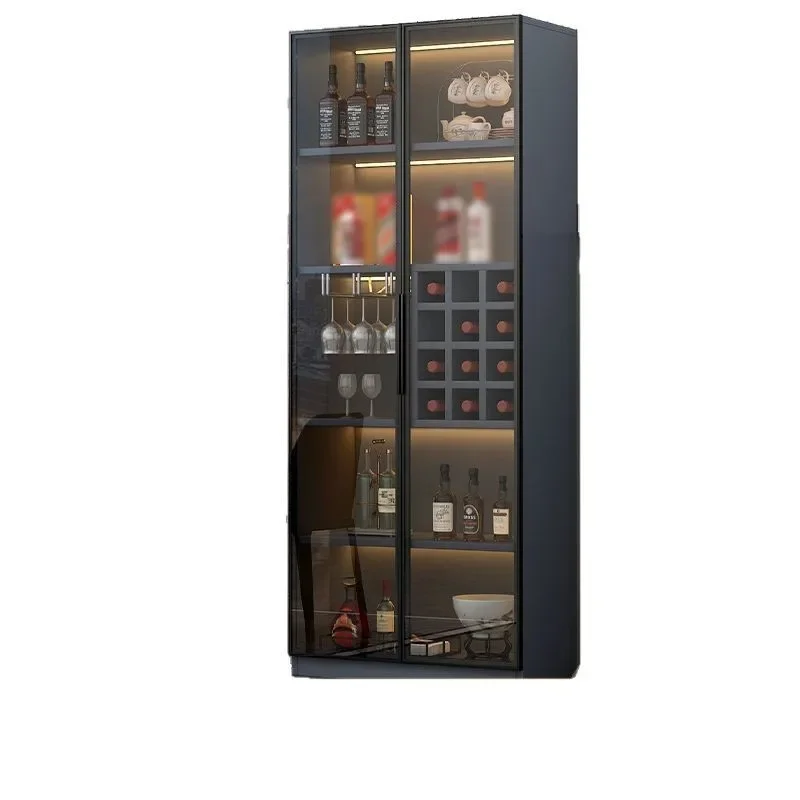 

Wine cabinet, against the wall, locker, light luxury, high-end, glass wine