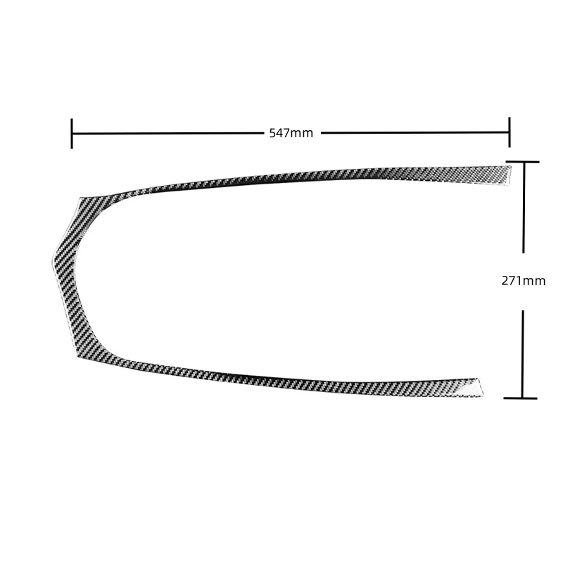 For BMW Z4 Series G28 G29 2019-2023 Carbon Fiber Accessories Interior Car Central Gear Shift Panel Outer Frame Trim Cover Stick