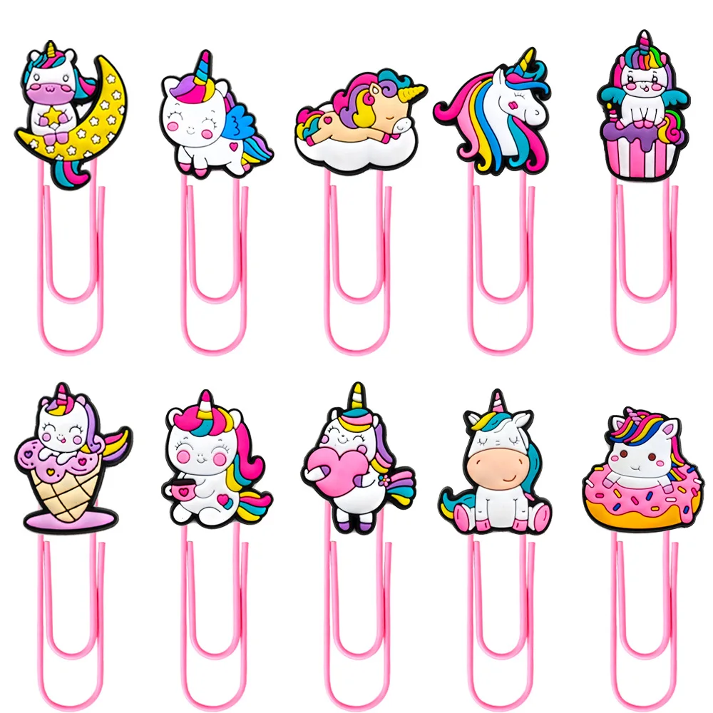 

Unicorn Large Stylus Office Supplies Creative Cute PVC Cartoon Bookmark Y2k Fashion Toys Anime Cartoon Frind Personalized Gifts