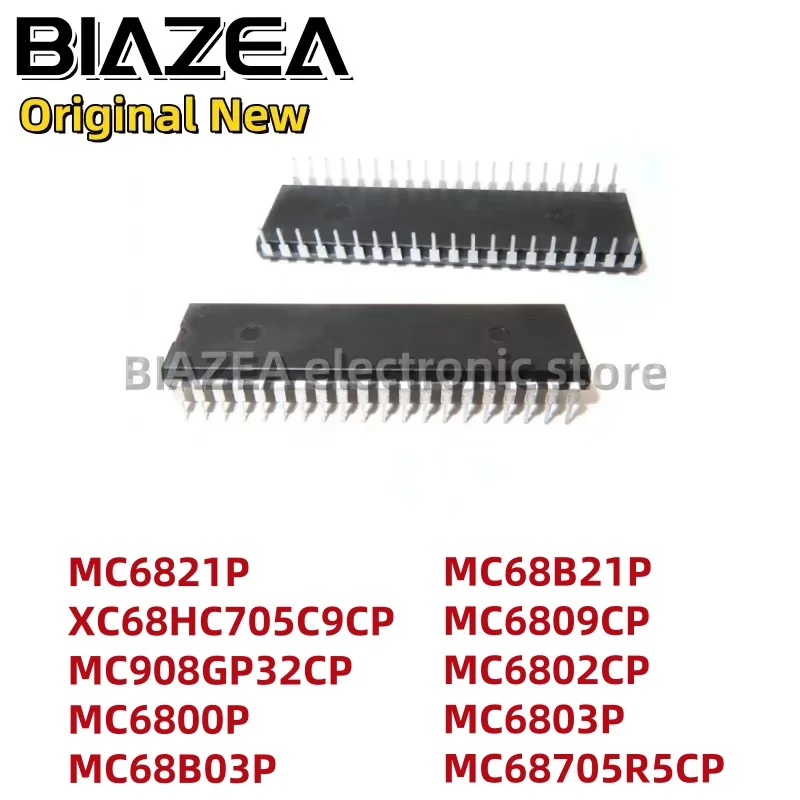 1piece MC6821P XC68HC705C9CP MC908GP32CP MC6800P MC68B03P MC68B21P MC6809CP MC6802CP MC6803P MC68705R5CP DIP40