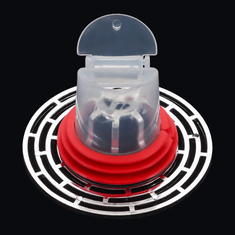 Self-Closing Floor Drain Core Odor Prevention Large Filter Screen Shower Drain Filter Sealing Cover Bathroom Sewer Device Shower