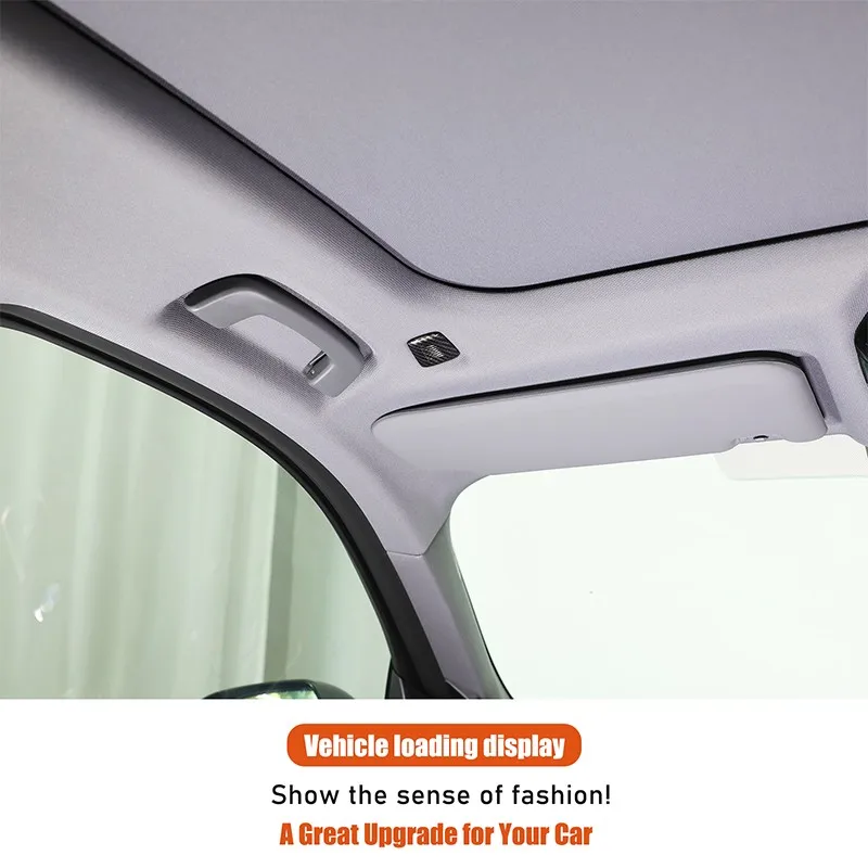 4 قطعة ABS الكربون نمط سقف السيارة ميكروفون يغطي الكسوة الزخرفية لسيارات BMW X3 G45 2025 + اكسسوارات التصميم الزخرفية #3