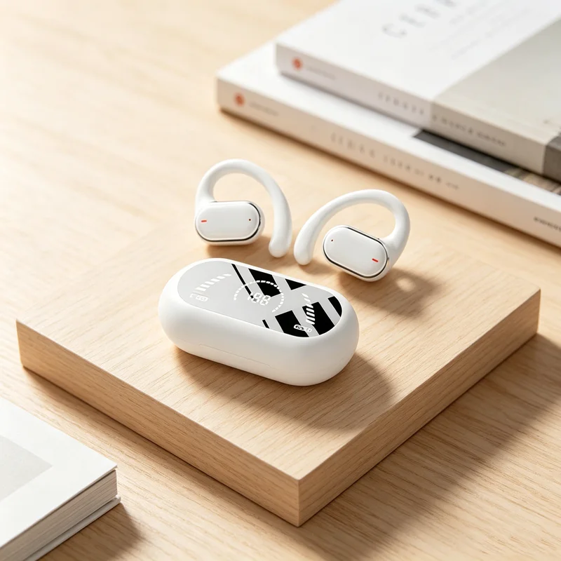 Original TWS Earhook Earphones Bluetooth 5.3 Low Latency Gaming Sport Headset HiFi Stereo Noise Reduction Earbuds