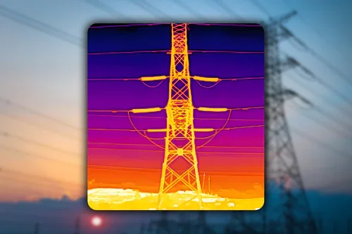 Przemysłowa kamera termowizyjna T2S Pro z podłączaniem do telefonu, do pomiar temperatury na podczerwień, wykrywająca obwody wysokotemperaturowe.