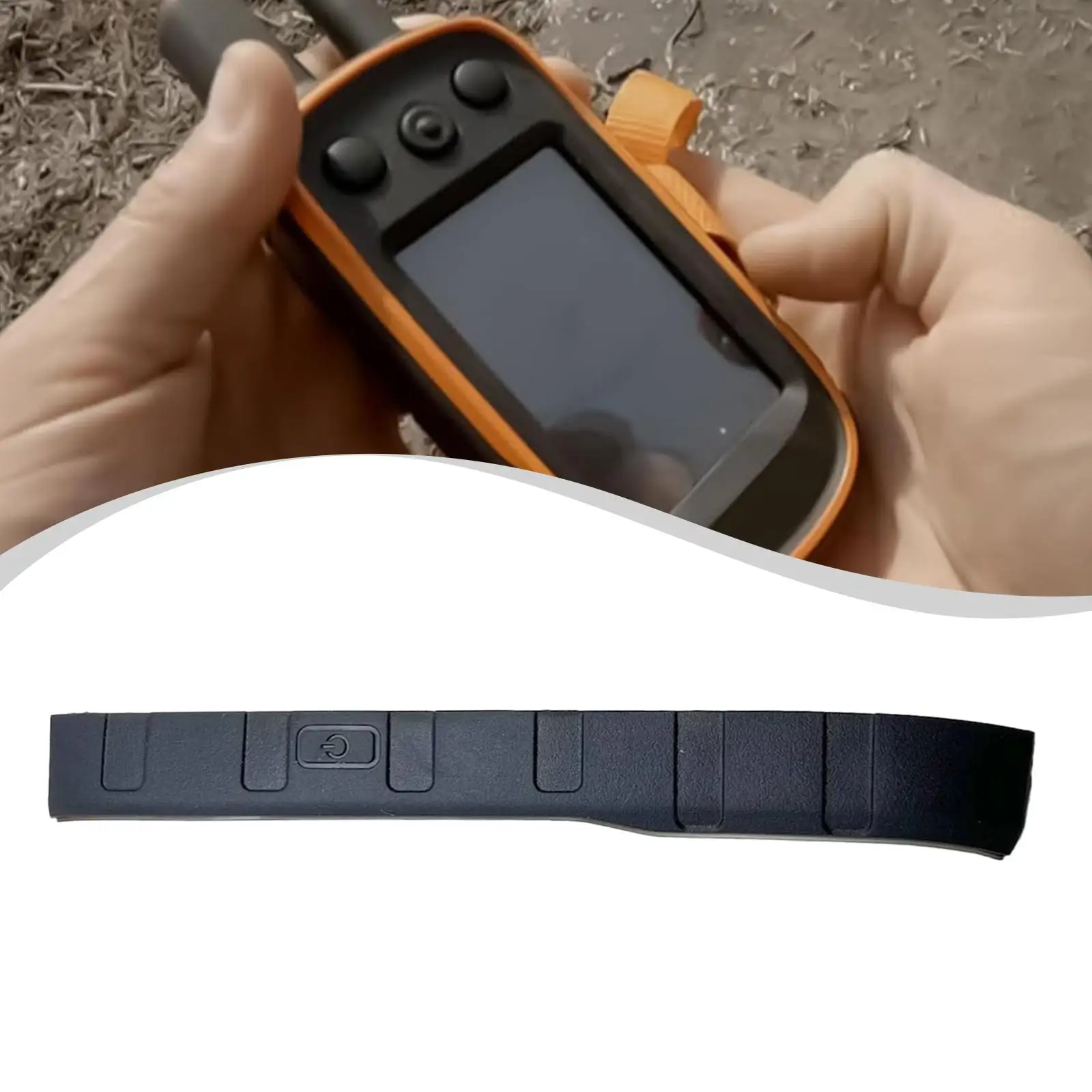 High Performance Rubber Power Button Direct Replace Spare Part Repair Cover for Garmin Alpha 100 Utility