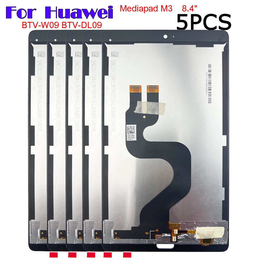 

5PCS NEW 8.4" Lcd For Huawei MediaPad M3 BTV-W09 BTV-DL09 Lcd Display Touch Screen Digitizer Assembly For Huawei MediaPad M3 Lcd