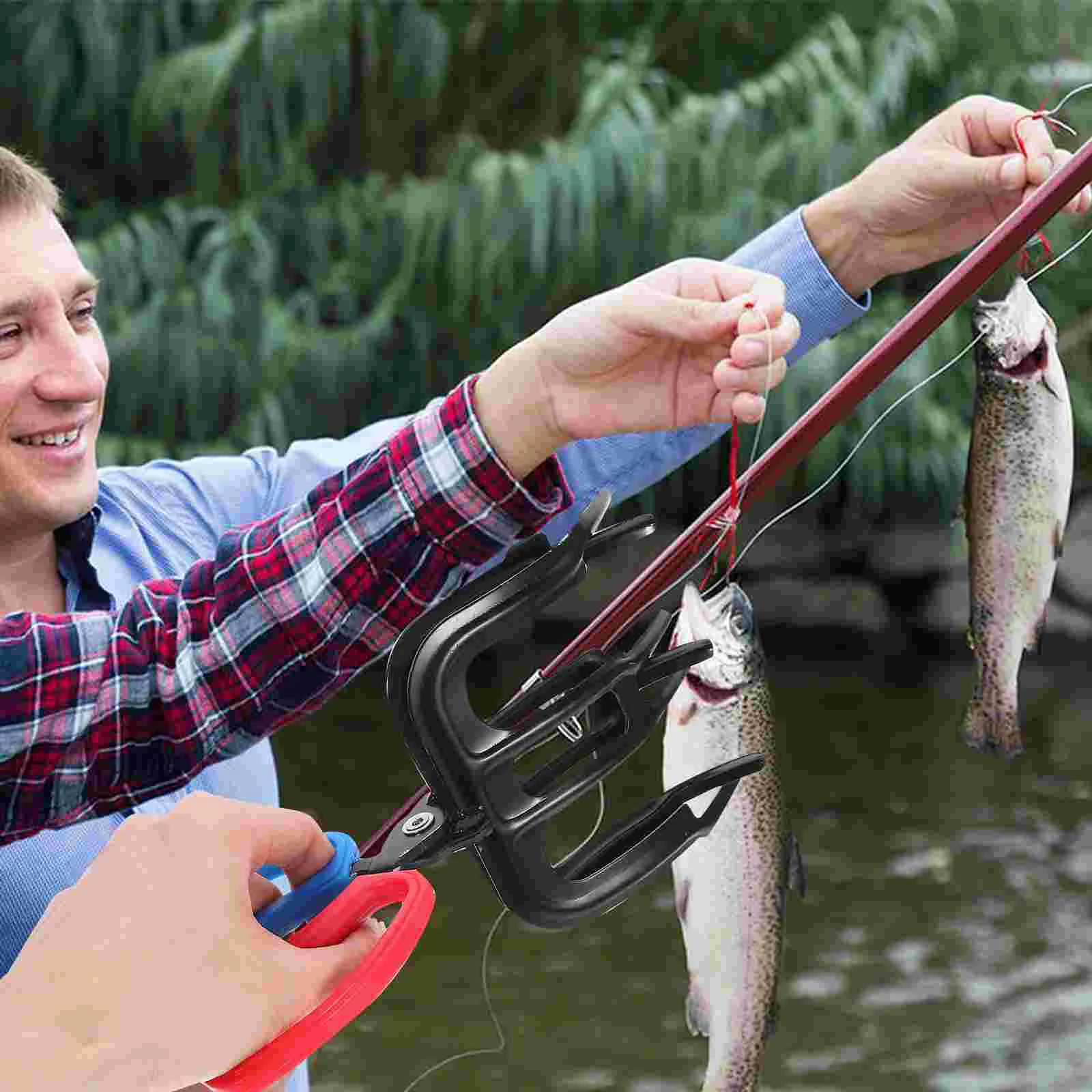 

2 PCS Fish Control Device Release Tool Fishing Clamp Holder Stand Lip Grip Abs Gear