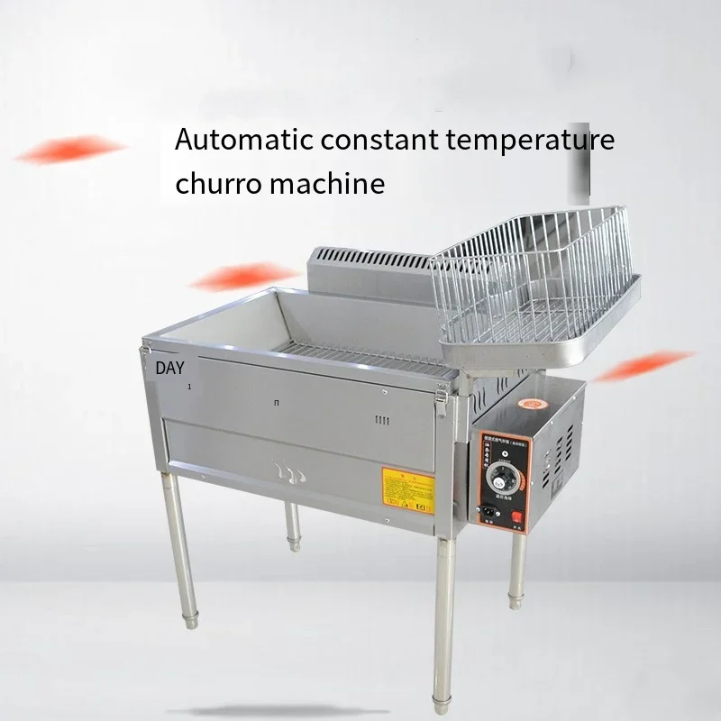 Automatic Fryer Machine Commercial Large Capacity Single Cylinder Fryer, French Fries Chicken Leg Fryer