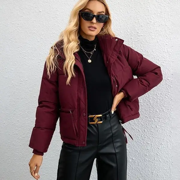 2023  Winter Women Parkas Jackets Fashion Casual Zipper Thick Outwear Coats Female Winter Cotton Jackets parkas Coat Coats