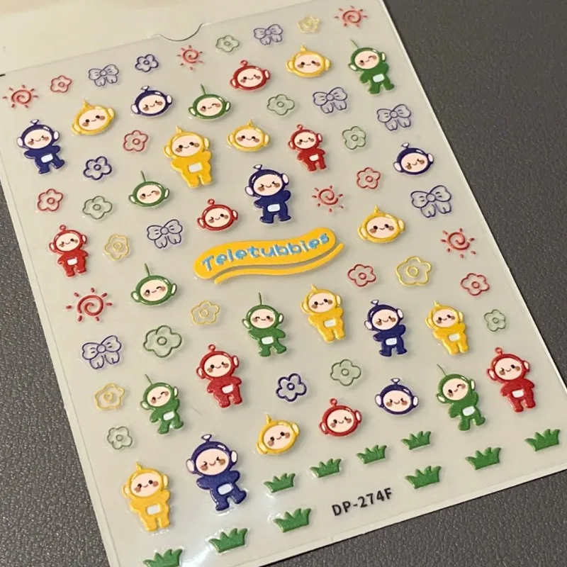 

Teletubbies Cute Cartoon Stickers 3D Relief DIY Laptops Mobile Phones Decorative Sticker Children's Toy Anime Peripheral Gifts