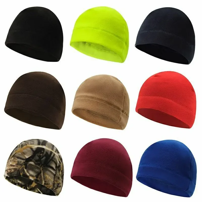 Autumn and winter outdoor fleece hat windproof warm hat men and women outdoor riding mountaineering skiing running cold ear hat