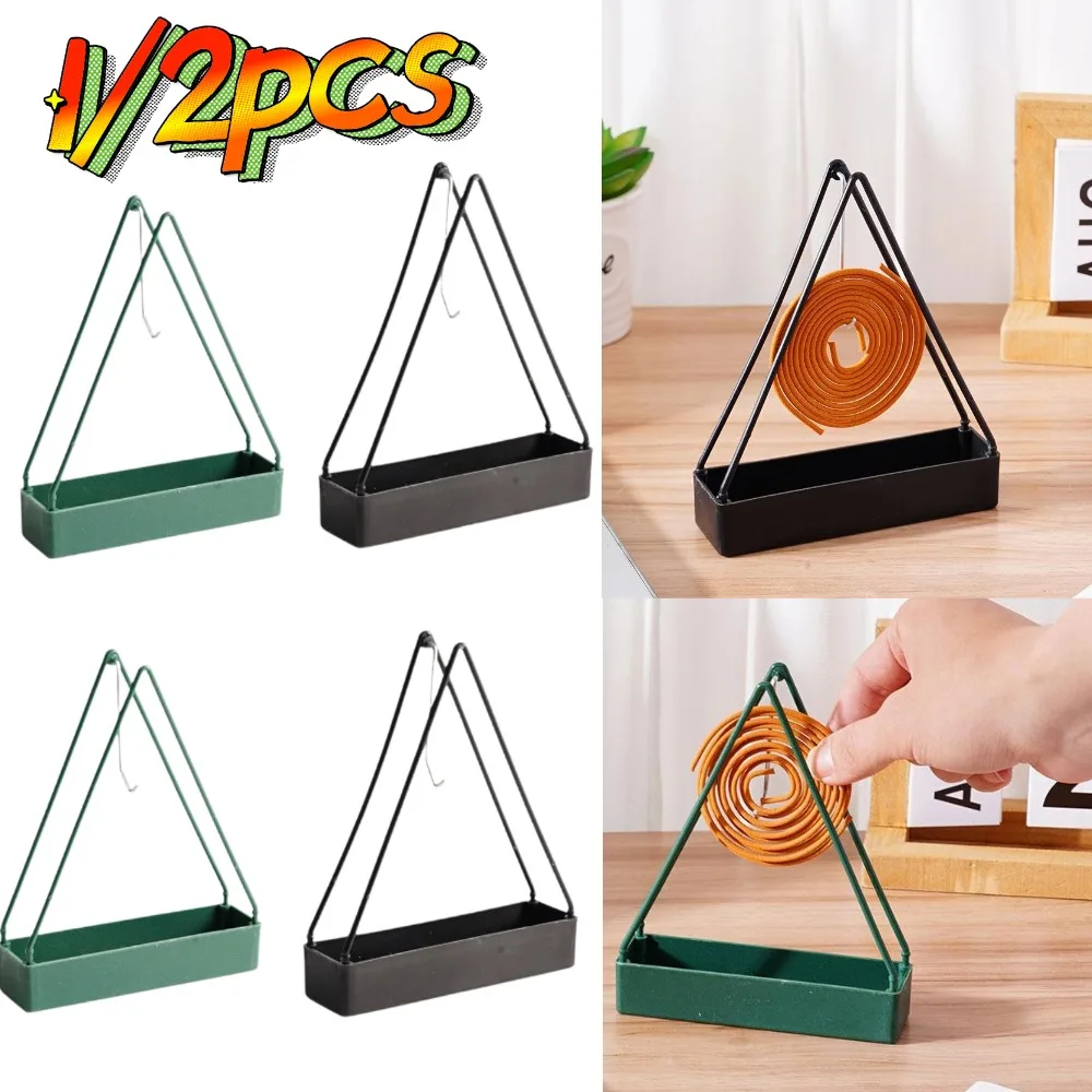 1/2 Stück Kreativer Mückenspiralhalter mit Ablage, moderner Räucherstäbchenhalter für Haushalt und Schlafzimmer