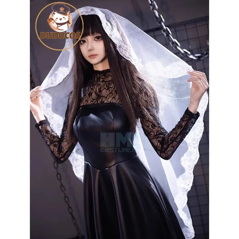 

Osaragi Косплей Custome Аниме DUDU-SR Женское черное платье Костюм Ms.Osaragi Косплей Головной убор