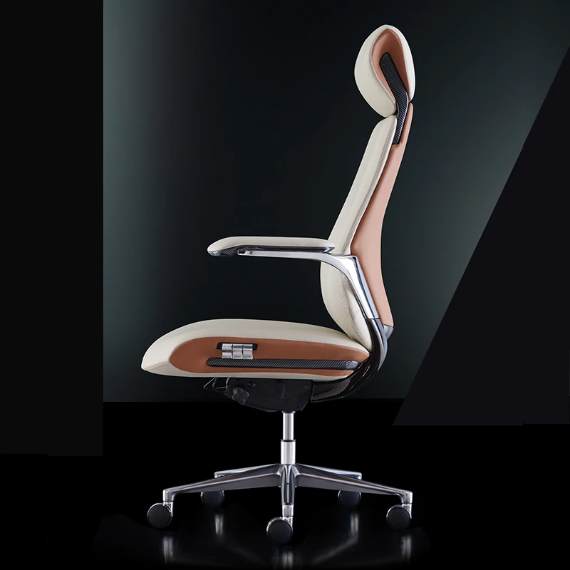 

Ergonomic Swivel Office Chair Leather Dinning Bedroom Designer Office Chair Nordic Comfortable Sillas De Oficina Home Furniture