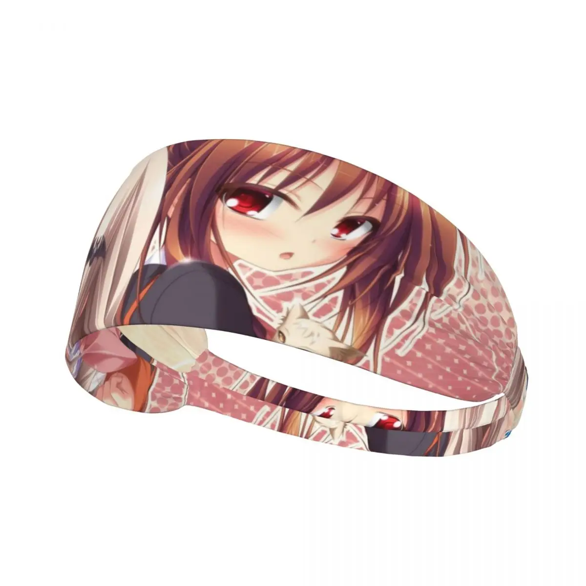 

Custom Little Busterssed Sports Sweatbands for Exercise Japanese Anime Love Adventure Game Quick Drying Headband Men Women