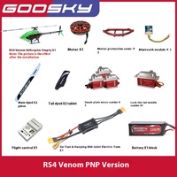 Goosky Rs4 3D Stunt Helicopter Model Aircraft Rs4 Venom Helicopter Baf020008 Pnp/Kit Optional Professional Helicopter