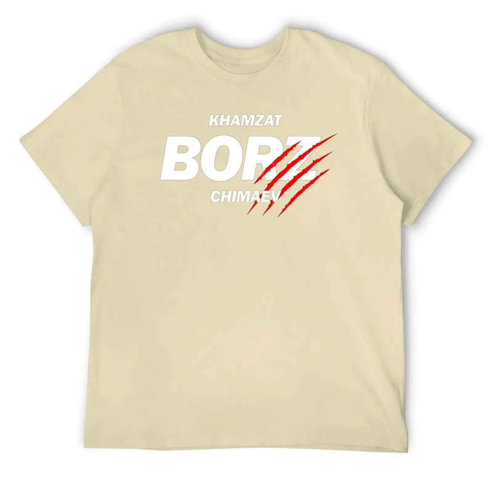 Round Neck Sports Tees Classic Leisure Funny Novelty Khamzat Borz Chimaev Kavkaz The Wolf Undefeated 17 T-shirt Eur Size