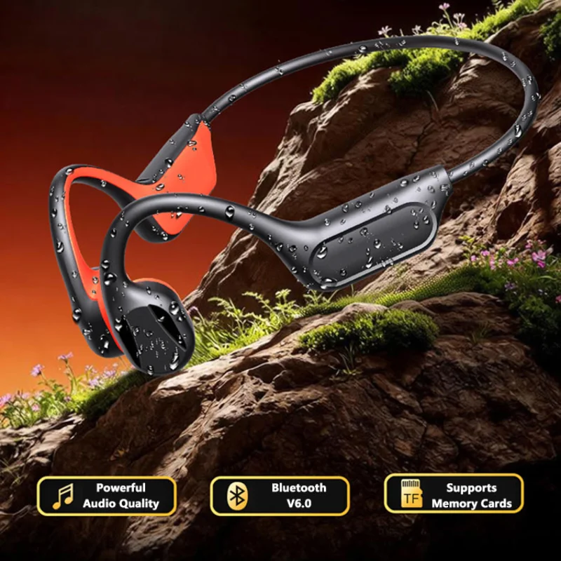 Bone Conduction Running Headphones - Headset Olahraga Konduksi Tulang Terbaru, Nirkabel