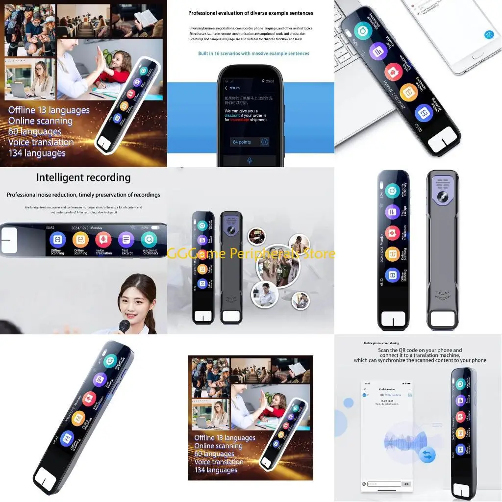 

U55B Multilingual Translator Device Real Time Translation User Friendly Scan Reader