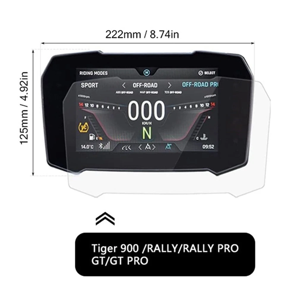 Motorcycle Cluster Scratch Protection Film Screen Protector for Triumph Tiger 900 RALLY PRO Tiger900 GT PRO LOW