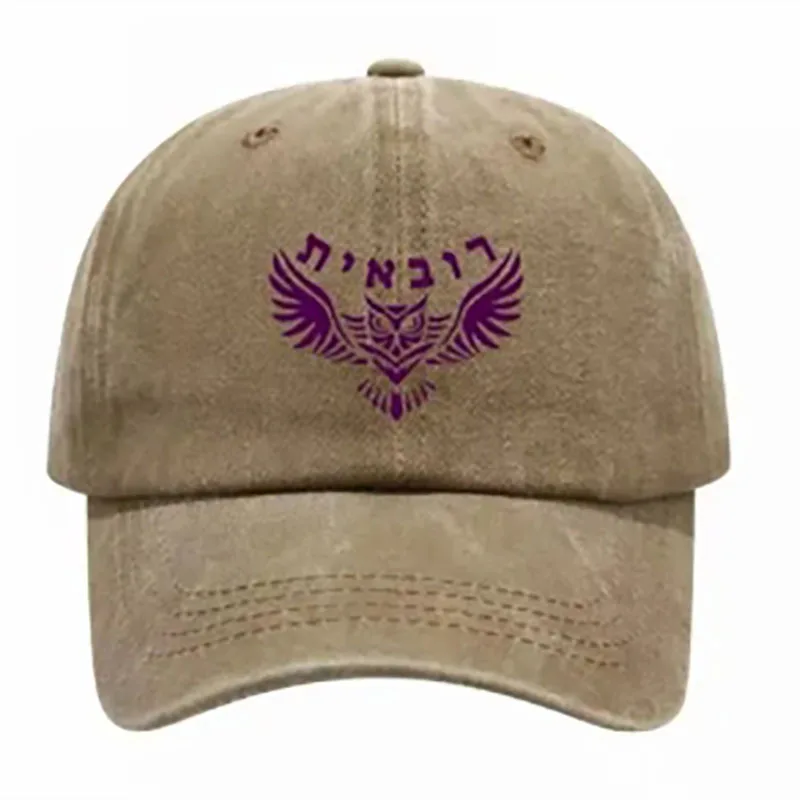 التطريز الأمامي والتطريز الخلفي لقبعة البيسبول القطنية