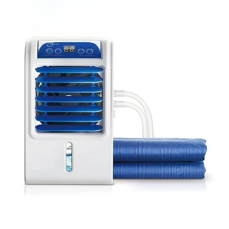 Water Circulation Bed Ice Sleeping Pad Water-cooled Refrigeration Mattress Cooling Fan Conditioner Air Conditioning Cooler EU US
