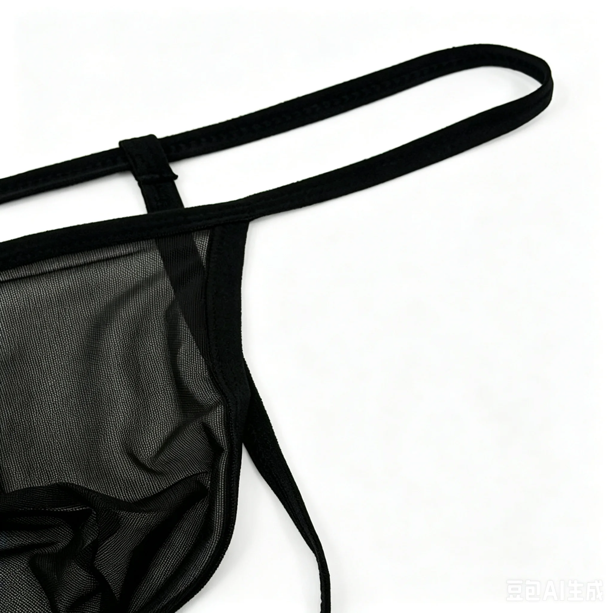1pc Men's Sexy Underwear, Ice Silk Cool Thongs & G-strings, Mesh Breathable Comfy High Elastic Thongs Underpants, Thongs view 4