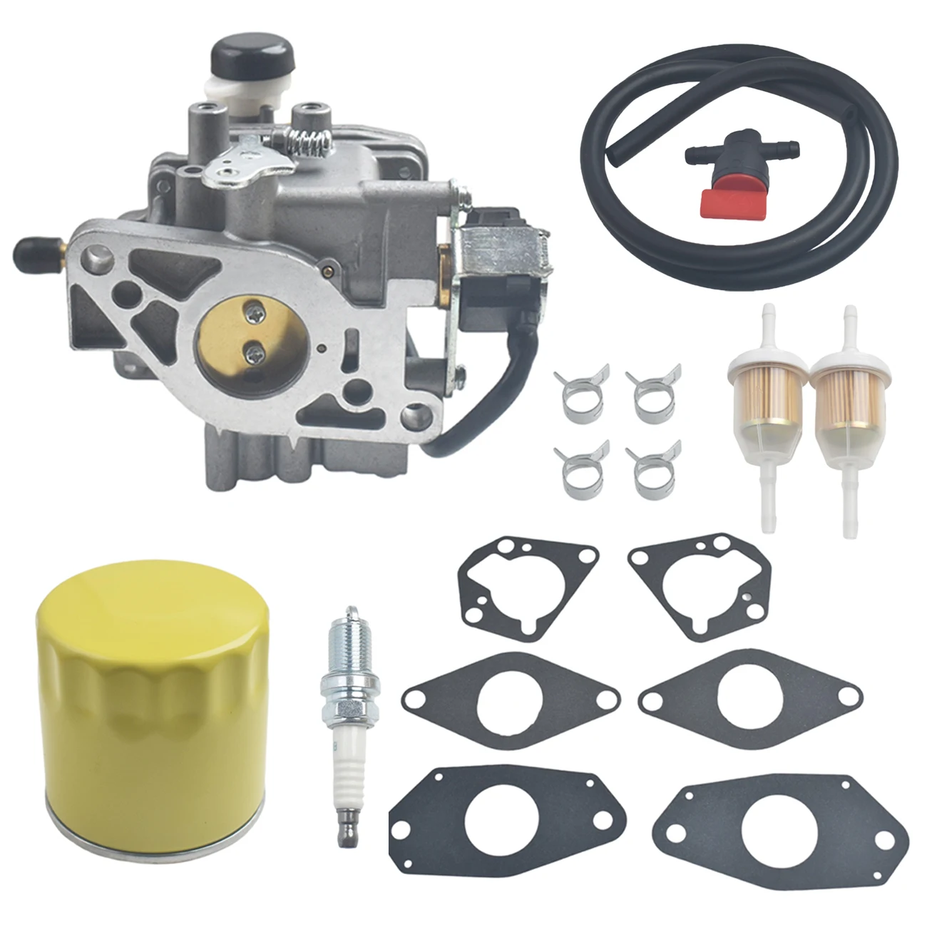 

Carburetor With Fuel Filter Kit For Kohler CH20 CH22 CH25 CH26 CH670 CH730 740 25HP 27HP 24-853-34-S 24-853-162-S 24-853-93-S