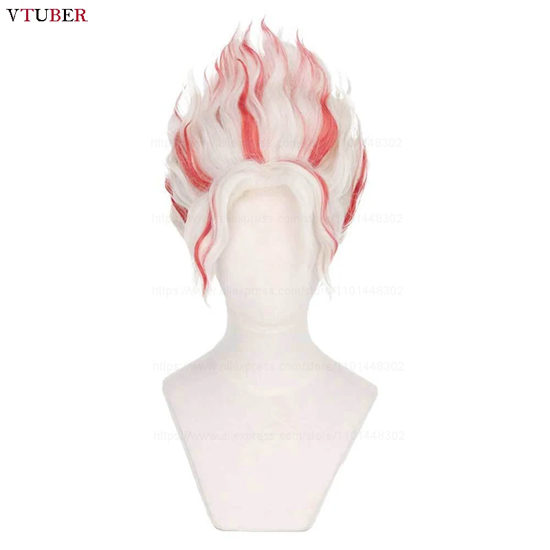 Okarun Occult Kun Cospaly Wig Anime Dandadan Glasses Okarun Ken Takakura Momo Ayase White Red Short Hair Heat Resistant Wigs