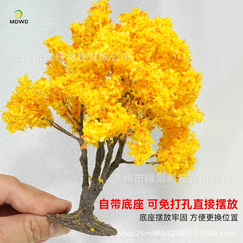 Hot-selling Model Material Wire Tree Model Mountain Sand Table Decoration Diy Model Green Tree Train Railway Railroad Layout