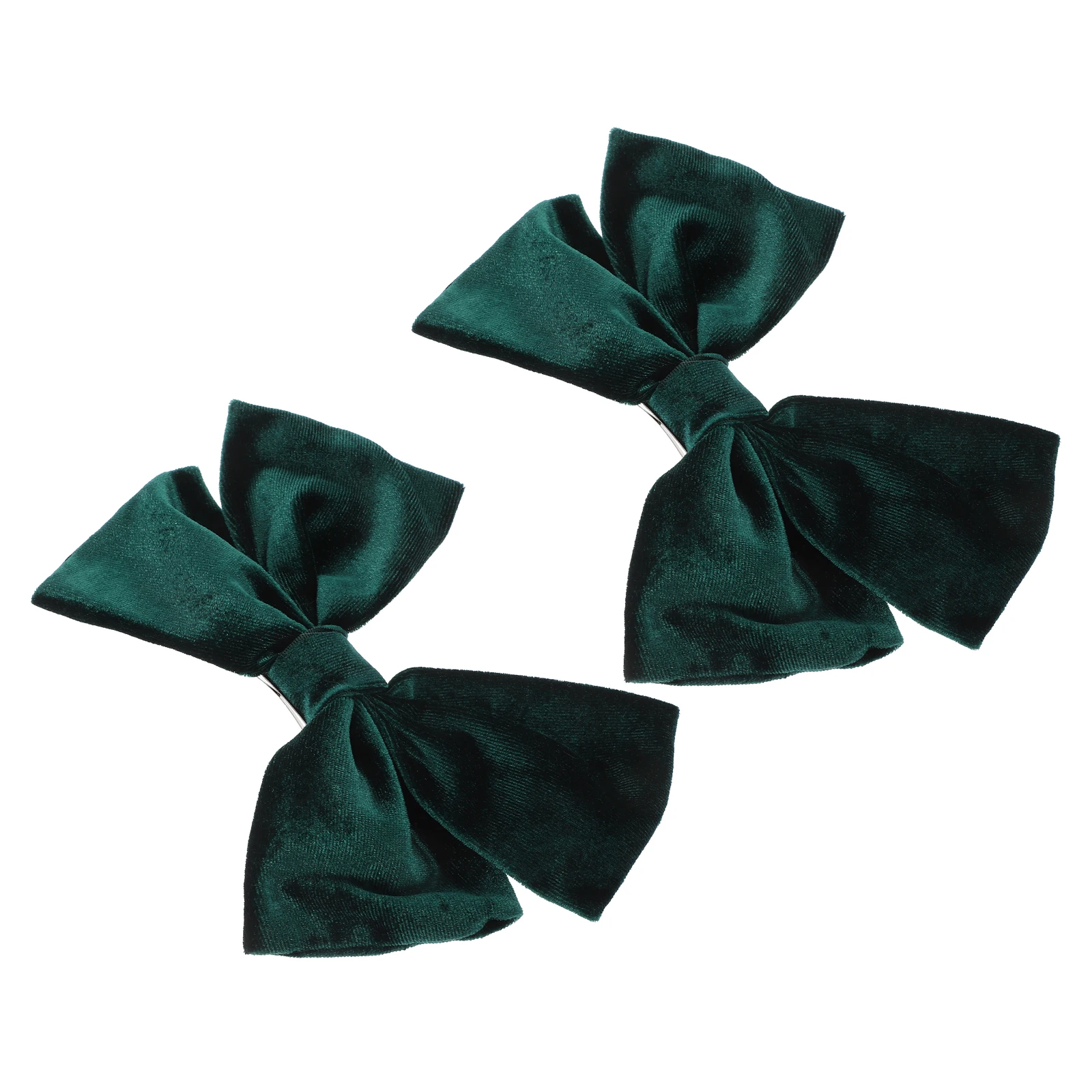 

2pcs Hair Clips Cute Butterfly Bows Satin Metal Girls Hair Clips Hairpin Student Party Festival Everyday Wear Durable